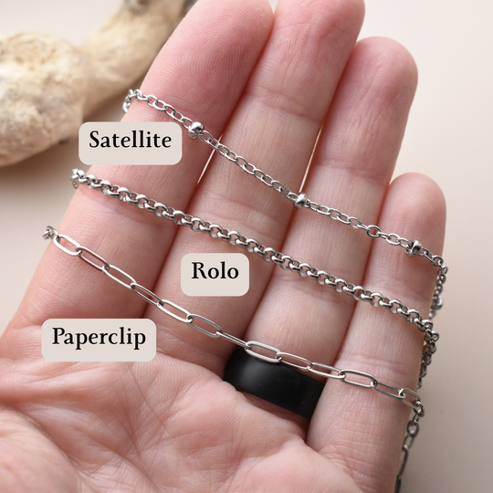 304 Stainless Steel Chain Necklaces, Choose Length