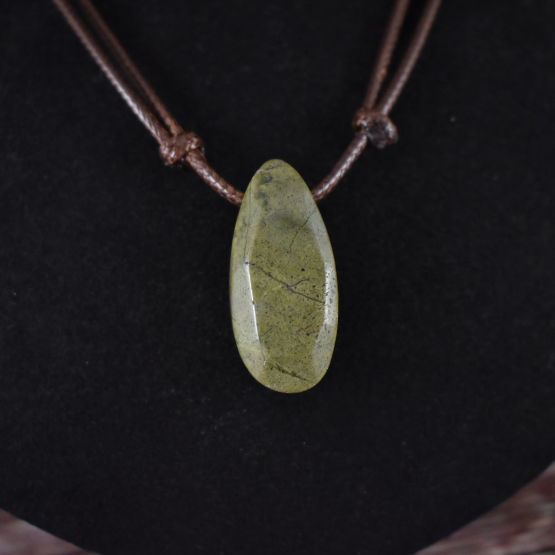 Epidote Pendant Necklace