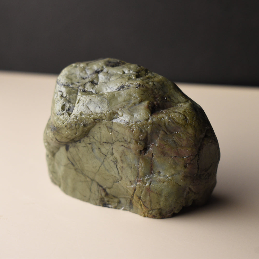 Green and Yellow Jasper Specimen, Free Form, 1.8 inches tall