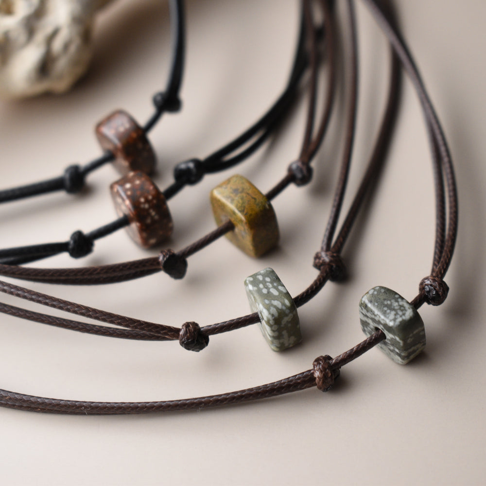 Jasper Choker Necklaces - Adjustable