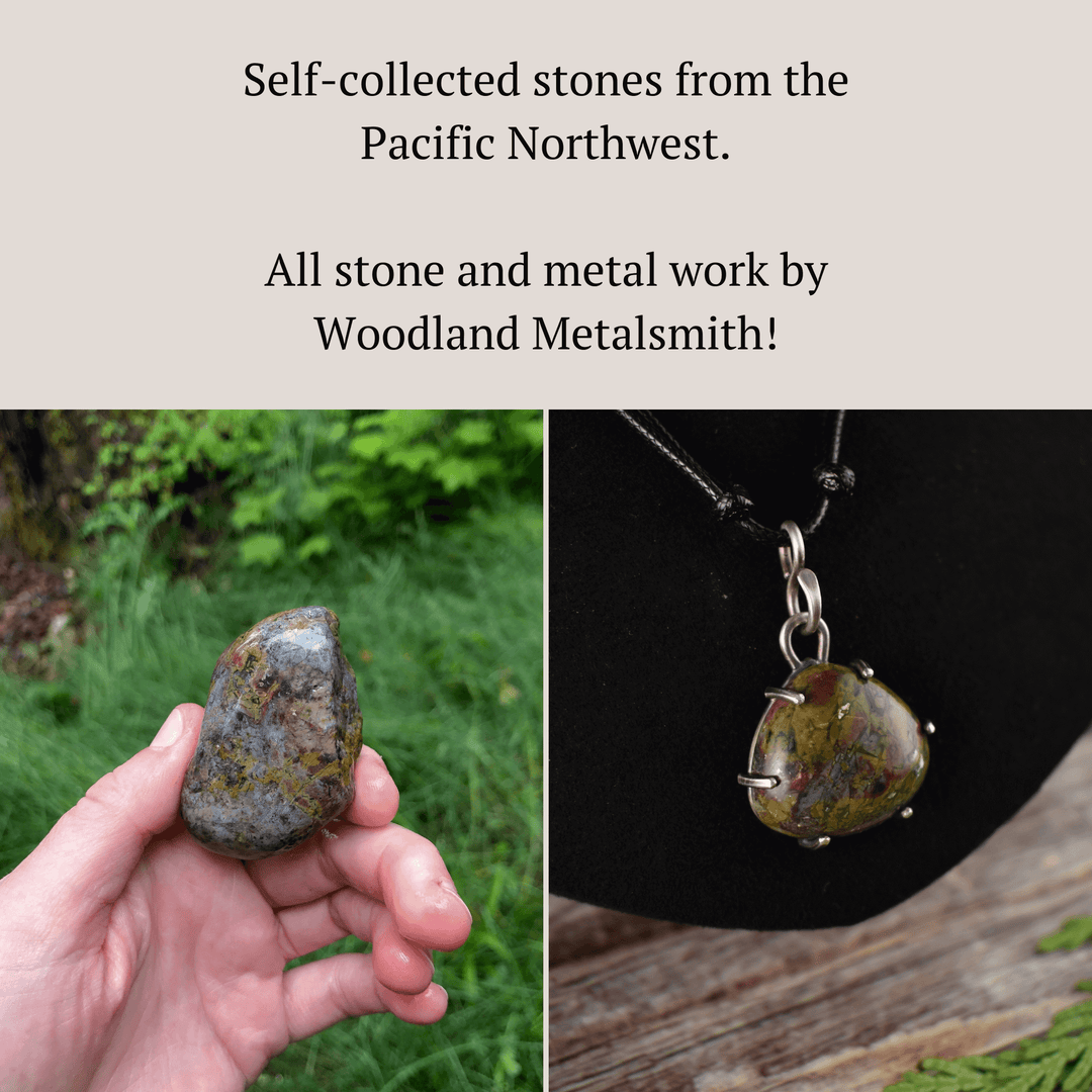 Metal and stone jewelry from Washington State