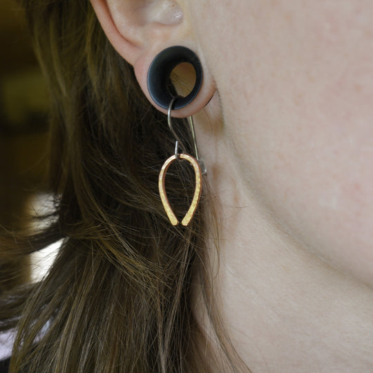 Minimalist Copper Earrings - Hypoallergenic