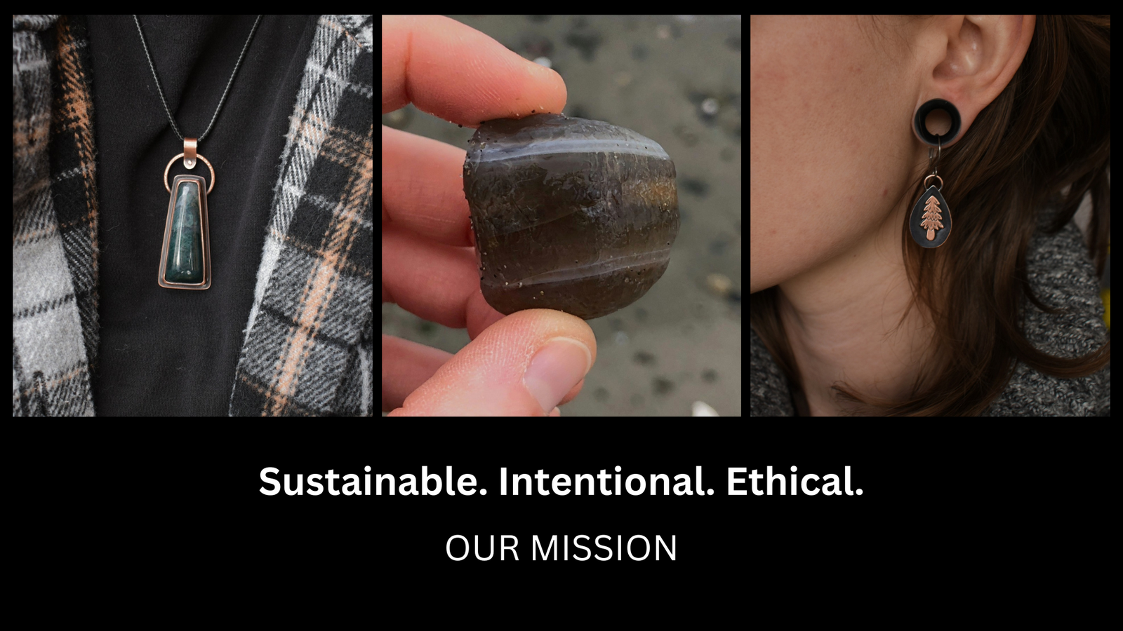 sustainable, intentional, ethical jewelry