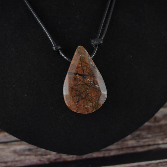 Orange River Jasper necklace