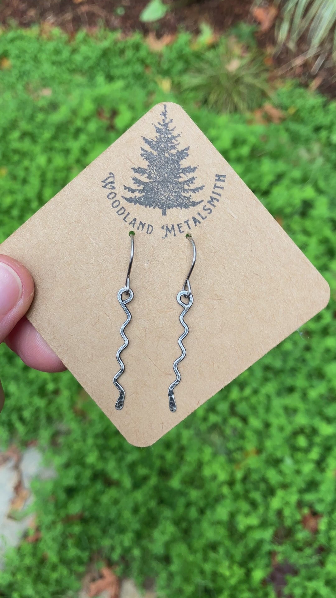 Hammered Sterling Silver Earrings - Hypoallergenic