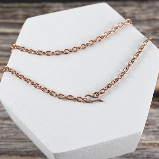 Real Copper Chain Necklace - Adjustable - BOGO Sale
