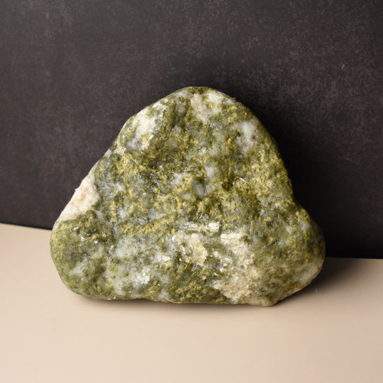 Rough Epidote Mineral, Lapidary, Collecting, 3.4 Inches