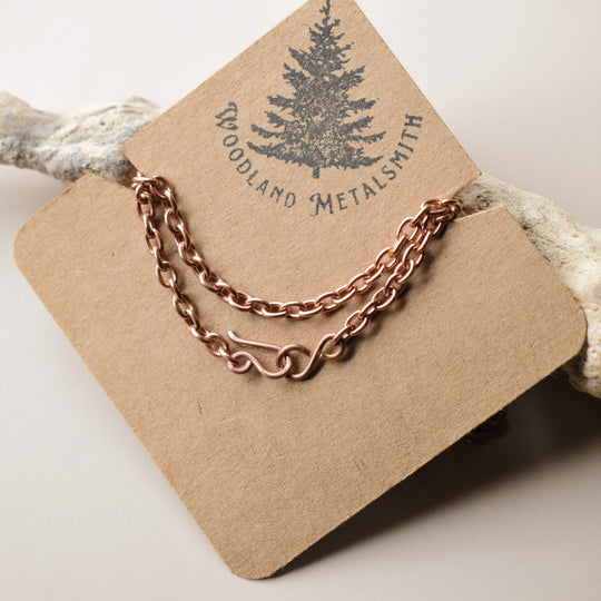 Pure copper chain necklace for men