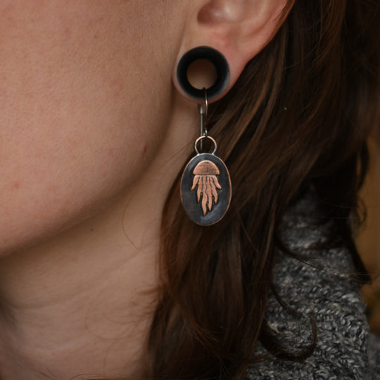 unique jellyfish earrings