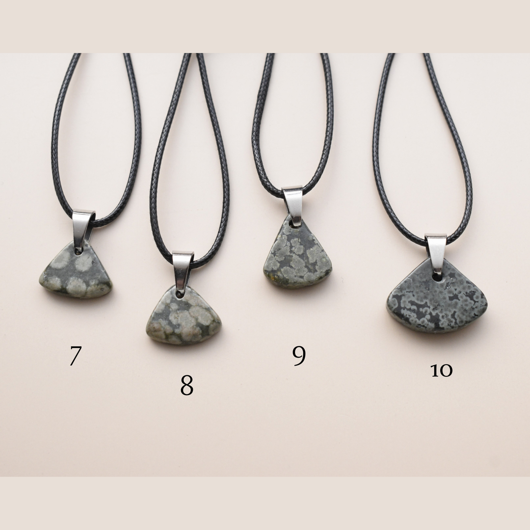 Washington Variolite Pendant Necklaces