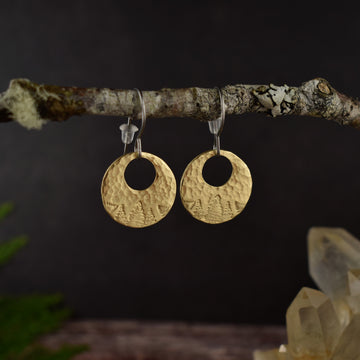 Woodland Brass Earrings | Limited Edition